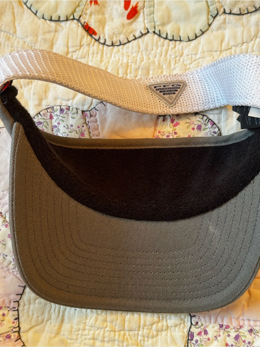 Columbia PFG Gray Visor with White Logo - Picture 5 of 5